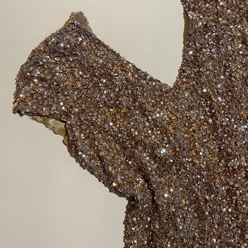 Gold Sequin 'New Years' Top